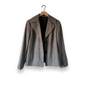 Lafayette 148 Gray Wool Blend Blazer